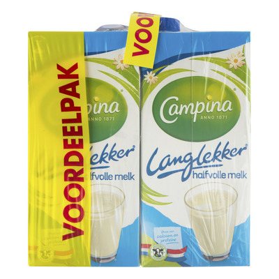 Campina Langlekker halfvolle melk voordeel