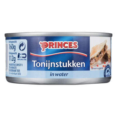 Princes Tonijnstukken in water
