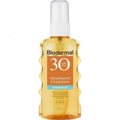 Biodermal Transparante zonnespray spf 30 175ml
