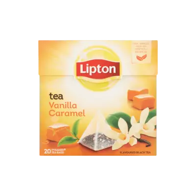 Lipton Zwarte Thee Vanille Caramel