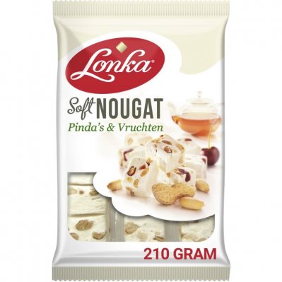 Lonka Soft nougat pinda's & vruchten