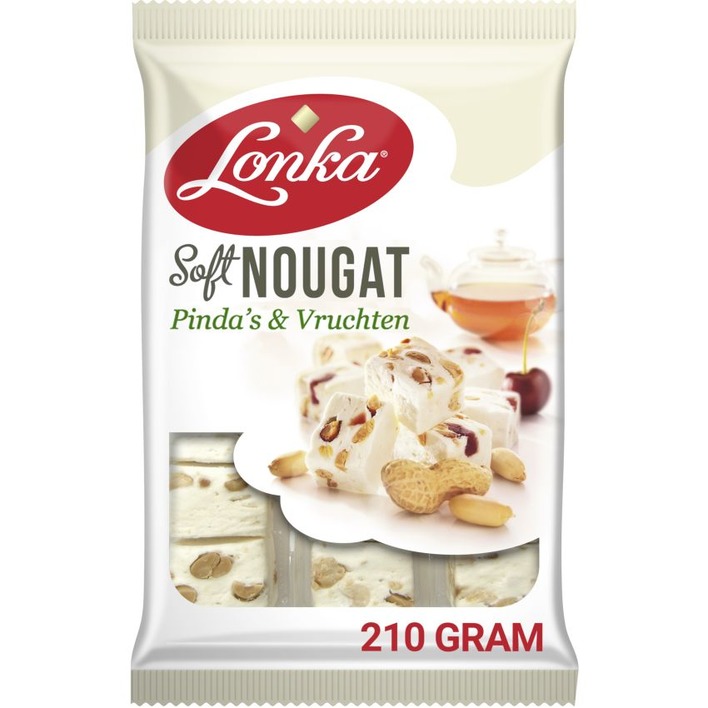 Lonka Soft nougat pinda's & vruchten