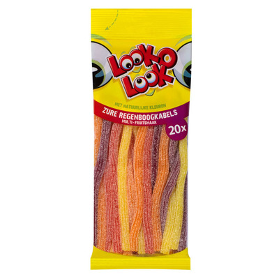 Look-O-Look Gevulde Veter Matten Fruit en Citroen Smaak 12 Stuks