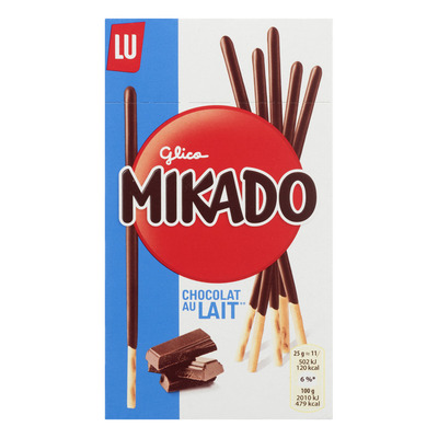 LU Mikado biscuitstokjes melkchocolade
