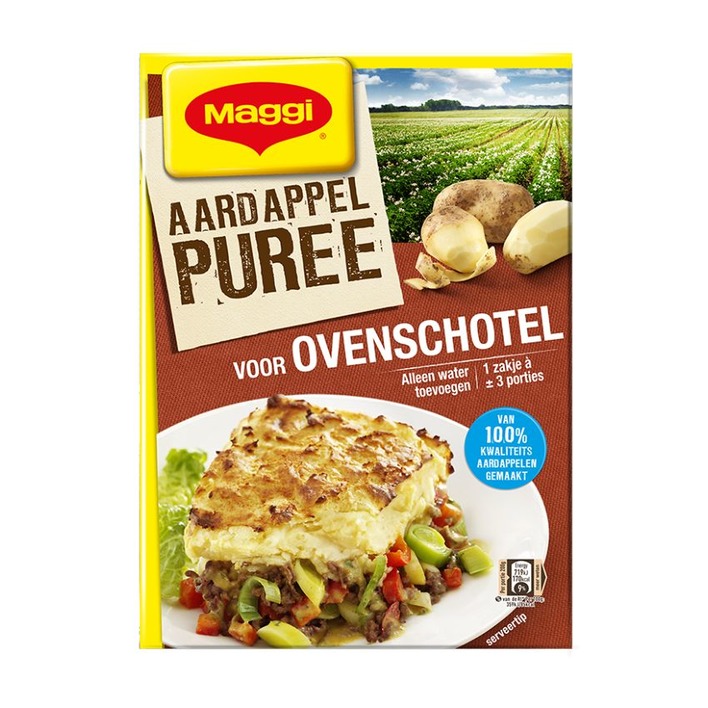 Maggi Aardappelpuree voor ovenschotel