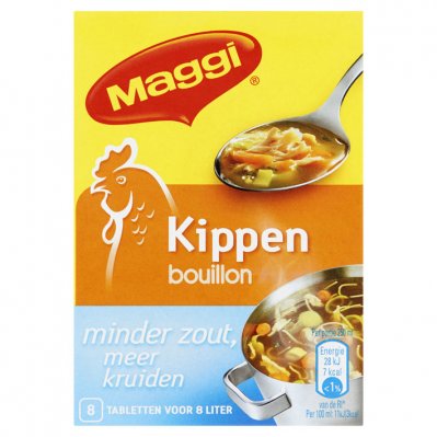 Maggi Bouillon minder zout kip