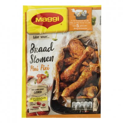 Maggi Braadstomen kip piri piri