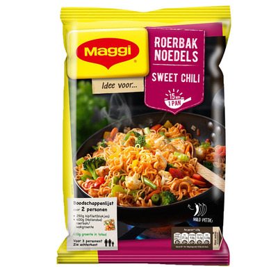 Maggi Roerbak noedel sweet chili