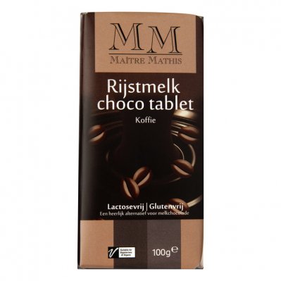 Maitre Mathis Rijstmelk choc couvert & kof lactosevrij