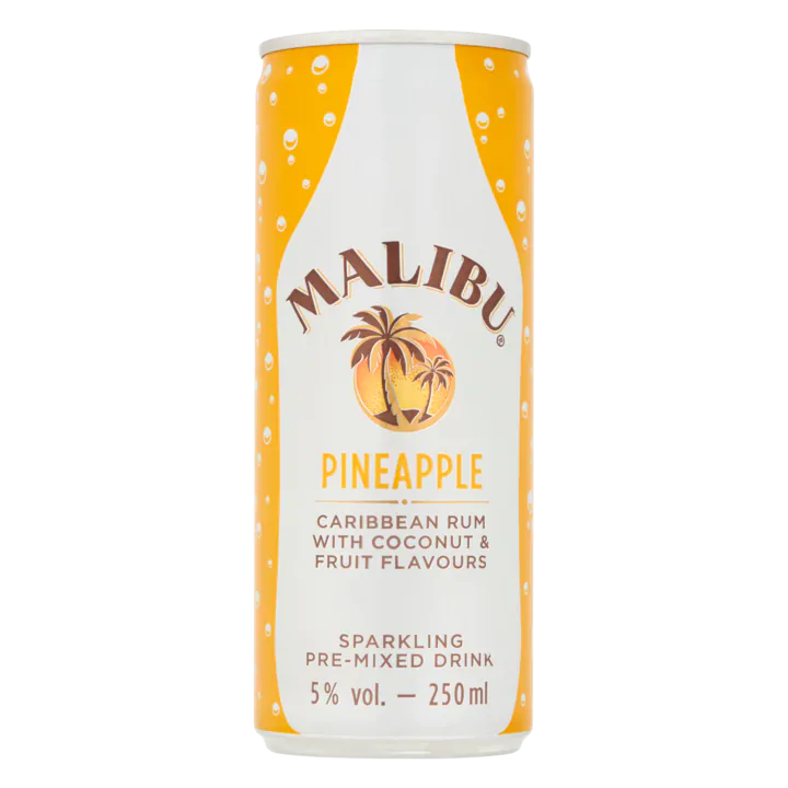 Malibu Pineapple Sparkling Pre-Mixed Drink