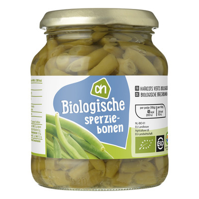 Huismerk Biologisch Sperziebonen