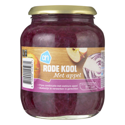 Huismerk Rode kool met appel