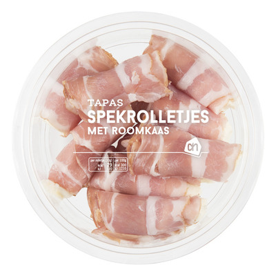 Huismerk Spekrolletjes met roomkaas