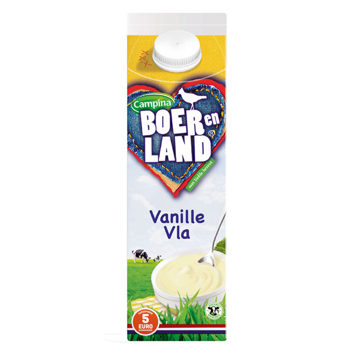 Campina Boer en land vanillevla