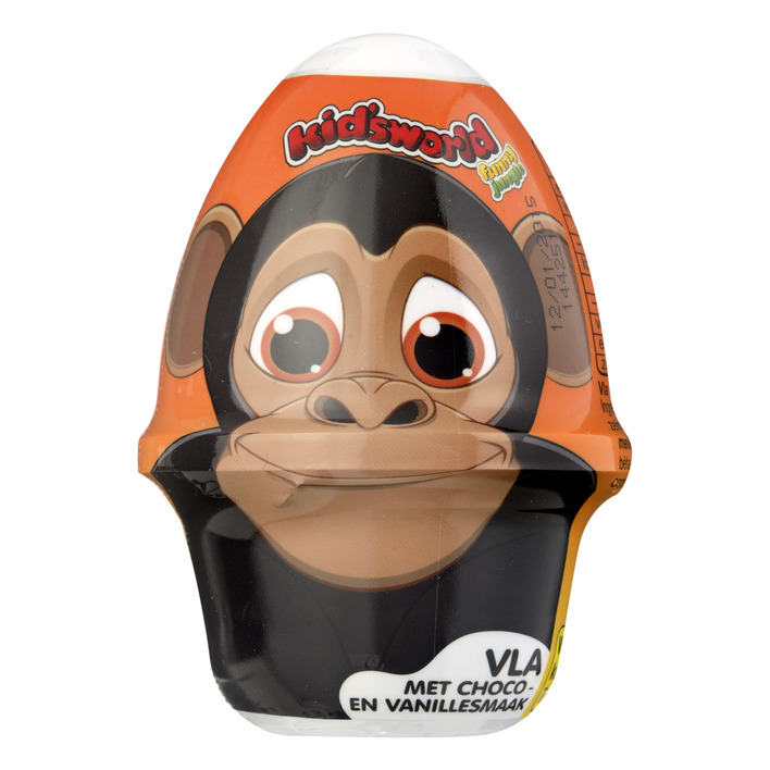Kid's world Chocolade-vanillevla + verrassing