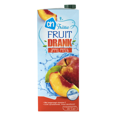 Huismerk Frisse fruitdrank appel-perzik