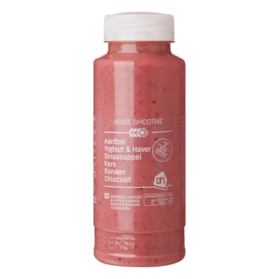 Huismerk Ontbijt smoothie haver-yoghurt - aardbei