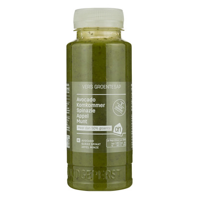 Huismerk Vers groentesap spinazie-avocado- appel