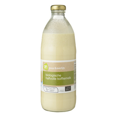Huismerk Biologisch Halfvolle koffiemelk