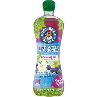 Cool Bear Siroop cassis-appel suikervrij