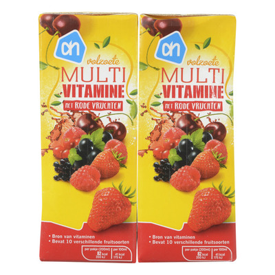Huismerk Multivitaminedrank rood