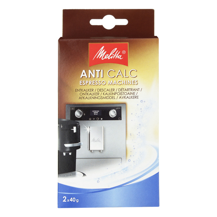 Melitta Antikalk poeder espressomachines