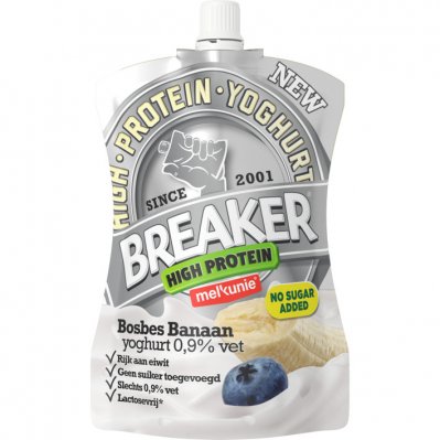 Melkunie Breaker high protein bosbes banaan