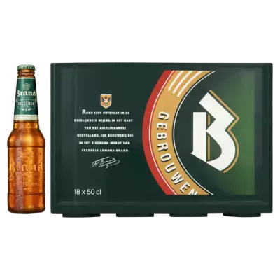 Brand Bier Krat
