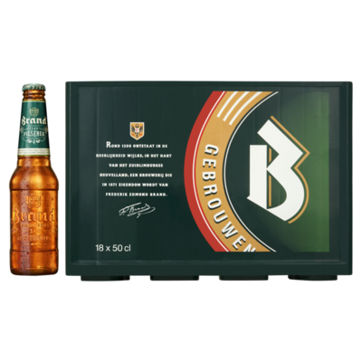 Brand Bier Krat