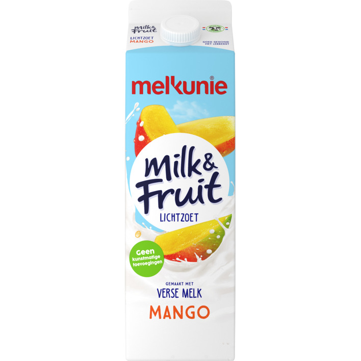 Melkunie Milk & fruit lichtzoet mango