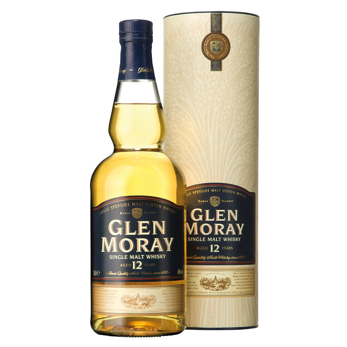 Glen Moray Single malt whisky 12 years