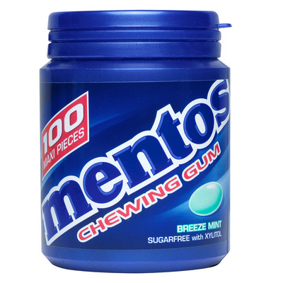 Mentos Gum Bottle breeze mint