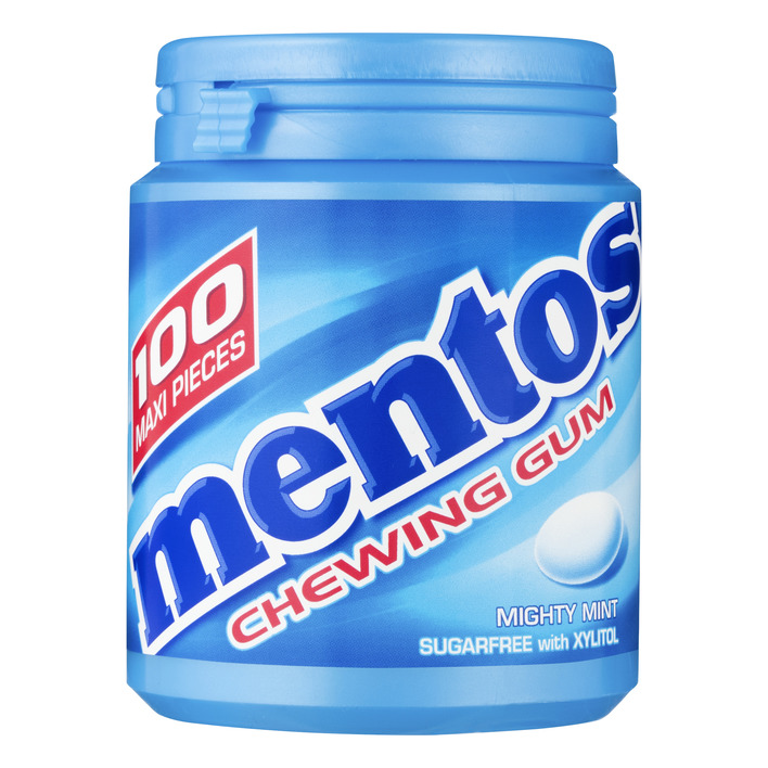 Mentos Gum Bottle mighty mint