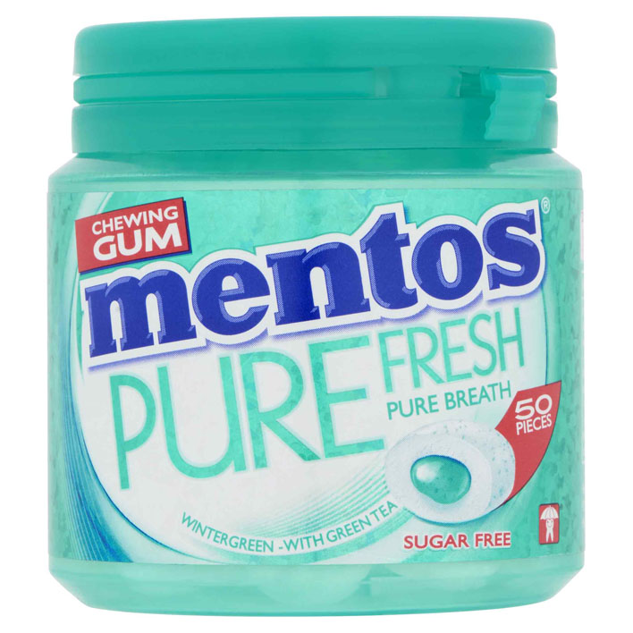 Mentos Gum Bottle pure fresh wintergreen