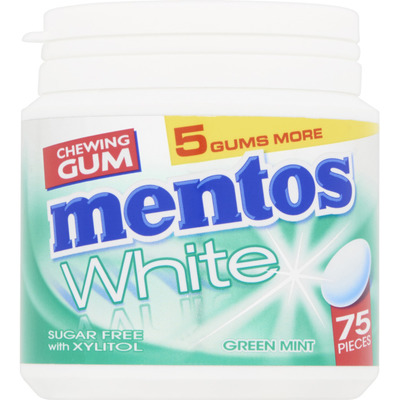 Mentos Gum White green mint