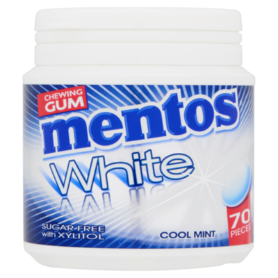 Mentos White Cool Mint pot 70 stuks