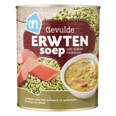 Huismerk Rijkgevulde erwtensoep