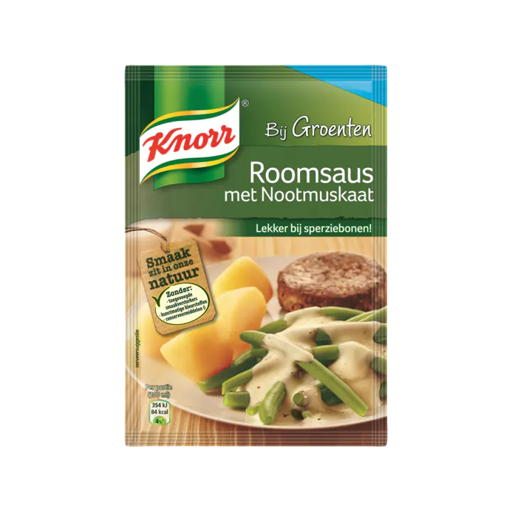 Knorr Mix Roomsaus met Nootmuskaat