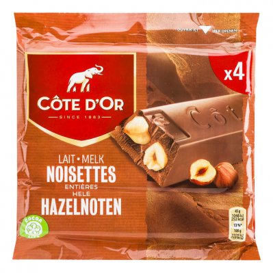Côte d'Or Reep melk-hazelnoten