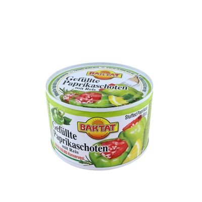 Baktat Paprika's Gevuld Met Rijst