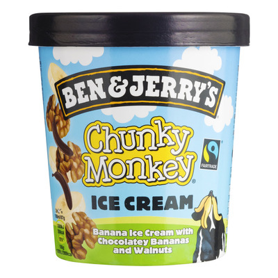 Ben & Jerry's IJs chunky monkey
