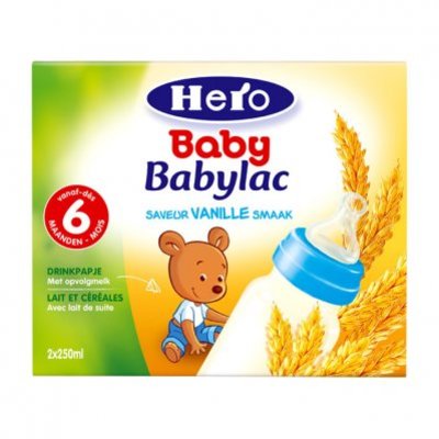 Hero Babylac drinkpapje vanille