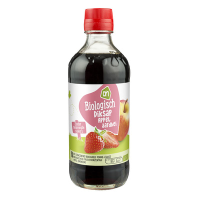 Huismerk Biologisch Diksap appel-aardbei