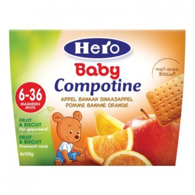 Hero Baby compotine appel-banaan-sinas