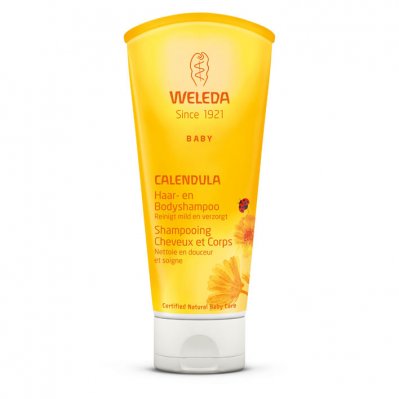 Weleda Baby calendula haar- en bodyshampoo