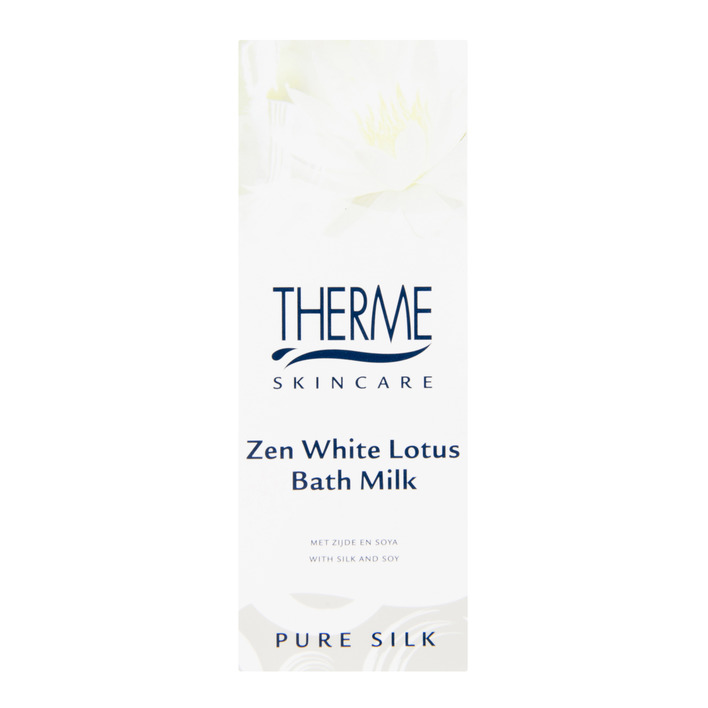 Therme Zen white lotus bath oil