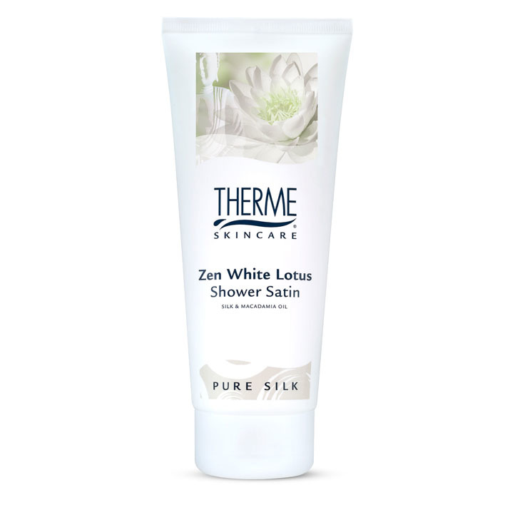 Therme Zen white lotus shower satin