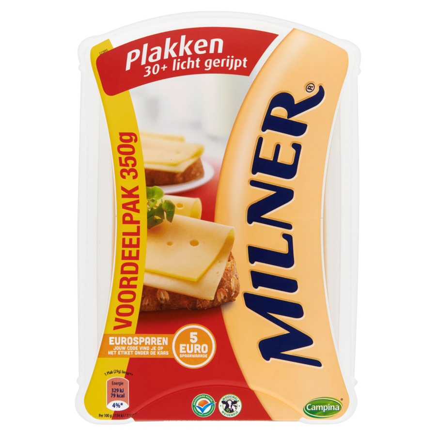 Milner 30+ Licht gerijpt voordeelpak gesneden