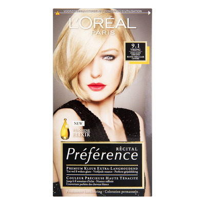 L'Oréal Préférence zeer licht asblond 9.1