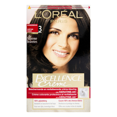 L'Oréal Excellence crème 03 donkerbruin